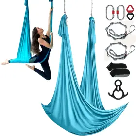 YJ-0077-S09 VEVOR Aerial Silk Yoga Swing Set Yards Hammock YJ-0077-S09 VEVOR Aerial Silk Yoga Swing Set Yards Hammock