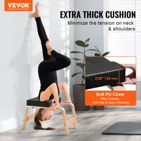 YJDLDHSHMDCB9UAD2 VEVOR Yoga Headstand Bench Inversion Chair #2