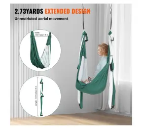 YS01 VEVOR Aerial Yoga Swing Set Yards Hammock Sling
