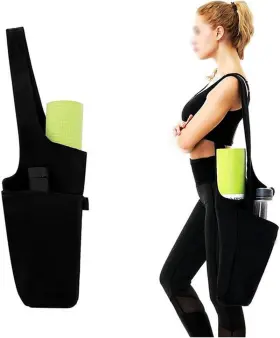 705353687150 VIANBER Yoga Mat Bag Exercise Canvas Tote Carrie