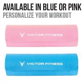 810021840024 VICTOR FITNESS Yoga Think Pink Mat Exercis #2