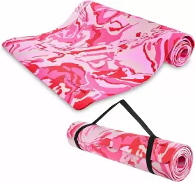 810021842349 VICTOR FITNESS Eco Yoga Mat Tpe Material Pink