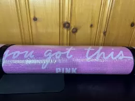 667543093175 VICTORIAS SECRET PINK Yoga Mat Dog Figure #2