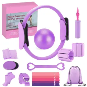Kf-prs VIOXIA Pilates Workouts Set Ring Ball Resist Kit