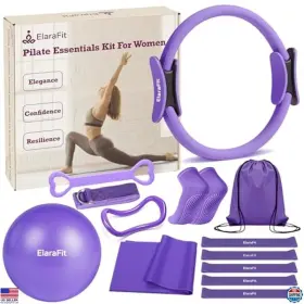 B0FBRT46V7 VISIT THE ELARAFIT STORE Pilates Set Magic Circle