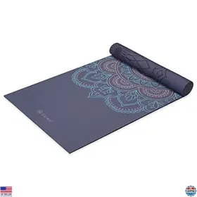 B093K1Z77X VISIT THE GAIAM STORE Slip Yoga Mat Reversible