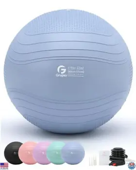 B0FDQXVN6N VISIT THE GRUPER STORE Anti Burst Yoga Ball