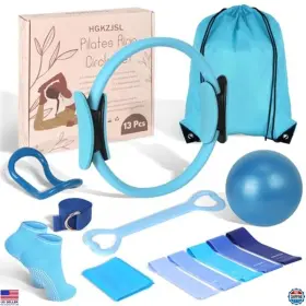 B0DMM7QCWY VISIT THE HGKZJSL STORE Pilates Women Set Yoga Kit