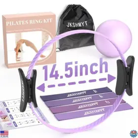 B0FGJCY2ZT VISIT THE JKSHMYT STORE Silicone Pilates Ring Set