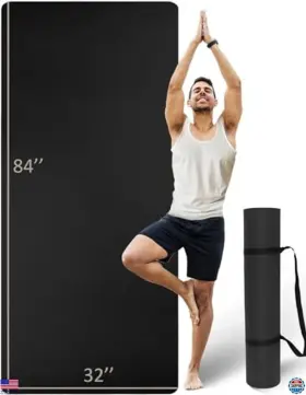 B0CM22ZRTT VISIT THE MRZZATA STORE Oversized Yoga Mat Slip