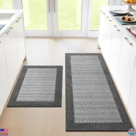 B0F82LMZ7M VISIT THE STEPRITE STORE Slip Kitchen Mats Set