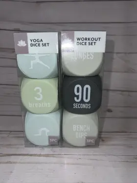 681066059715 VIVITAR Yoga Workout Foam Dice Set Cubes Create #3