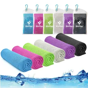 03-0001BL VOFLER Cooling Towel Pack Microfiber Chilly Head