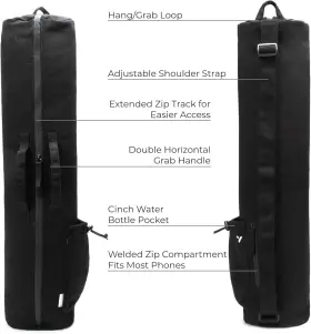 B.av.ob VOORAY Avani Yoga Bag Mat Storage Obsidian #2