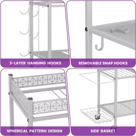 445027171150 VOPEAK Yoga Mat Storage Rack Gym Organizer Gear #3