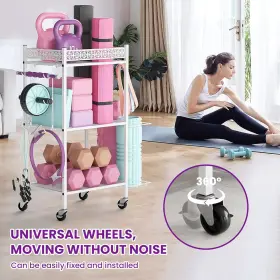 GRYJJW001 VOPEAK Yoga Mat Storage Rack Gym Holder Workout #3