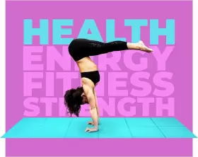 628856037416 VVIVID Folding Travel Yoga Exercise Mat Water #2
