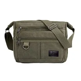 MSB001 W-G TRAVELER Rfid Crossbody Messenger Bag Water Bottle #2