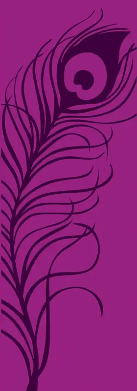 660217816872 WAI LANA Yoga Pilates Mat Peacock Feather