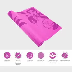 660217819026 WAI LANA Yogi Birds Paradise Mat Pink #3