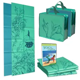 660217819194 WAI LANA Folding Yoga Mat Tote Dvd Folded Si