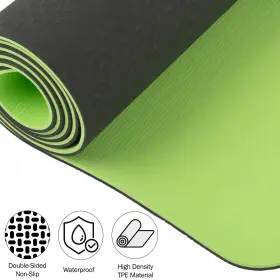 194189796561 WAKEMAN Yoga Mat Alignment Exercise Strap #3