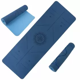 194189796578 WAKEMAN Yoga Mat Alignment Exercise Strap