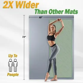 196593994625 WAKEMAN Yoga Mat Exercise Slip Workout #2