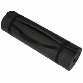 80-5136-BLACK WAKEMAN Yoga Mat Exercise Foam Strap Gym Ses 80-5136-BLACK WAKEMAN Yoga Mat Exercise Foam Strap Gym Ses