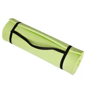 80-5136-GREEN WAKEMAN Fitness Foam Exercise Yoga Mat Roll Up