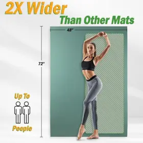 80-5224 WAKEMAN Yoga Mat Exercise Slip Workou #2