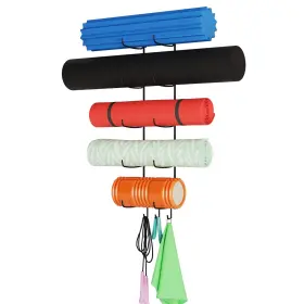 810001927639 WALLNITURE Guru Yoga Mat Holder Wall Mount Hooks