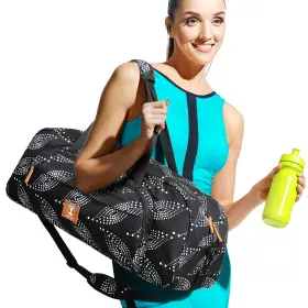 196852471348 WARRIOR2 Yoga Mat Bag Gym Duffel Women Men Strap
