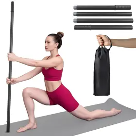 756499745532 WASOYUN Yoga Stick Stretching Steel Rods Slip 756499745532 WASOYUN Yoga Stick Stretching Steel Rods Slip
