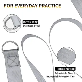 653998006914 WEBSUKA Yoga Strap Stretching Webbing Ring #2