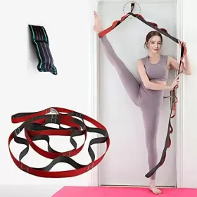 TR25-RG10 WEBSUKA Stretching Strap Yoga Loops Elastic Stretch #2