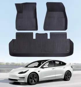 TS3003-FM WEKAR Floor Mats Tesla Weather Tpe Car TS3003-FM WEKAR Floor Mats Tesla Weather Tpe Car