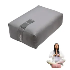 Rct-blstr-gry WELLROX Yoga Bolster Pillow