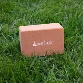 808650221581 WELLROX Cork Yoga Block Exercise Brick #3