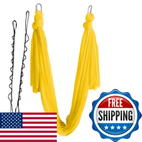 B01DG594V6 WELLSEM Aerial Yoga Hammock Yards Pilates Silk Set