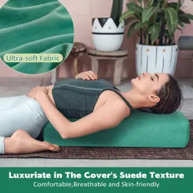 760882024791 WELLSIN Yoga Bolster Pillow Restorative Rectan #2