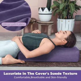 WS24YP04PE WELLSIN Yoga Bolster Pillow Restorative Me #2 WS24YP04PE WELLSIN Yoga Bolster Pillow Restorative Me #2