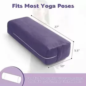 YP01PE WELLSIN Yoga Bolster Pillow Restorative #3 YP01PE WELLSIN Yoga Bolster Pillow Restorative #3