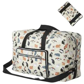 Wflb 710280490520 Large Foldable Travel Duffel Bag Sports Tote Gym For Women With Trolley
