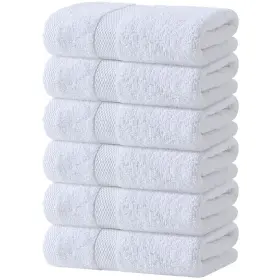 X27-6-W-2337 WHITE CLASSIC Set Bathroom Pack Towel Gym