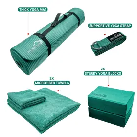 Yoga-kit WHITECLOUDZ Mat Set Workouts Blocks #2