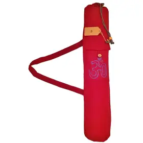 WLY-1 WILD LOTUS Hindu Sanskrit Aum Yoga Pilates Mat Bag