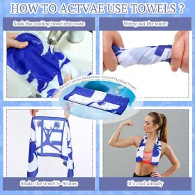 YQQ-WINDKREAM-44 WINDKREAM Pack Cheerleader Cooling Towel #3