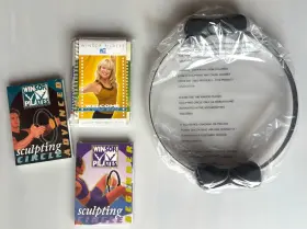PL1113 WINSOR PILATES Body Sculpting Circle Ring Dvds Kit
