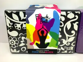 819856014624 WITHITGEAR Yoga Brick Blocks French Bull Gaiam #2